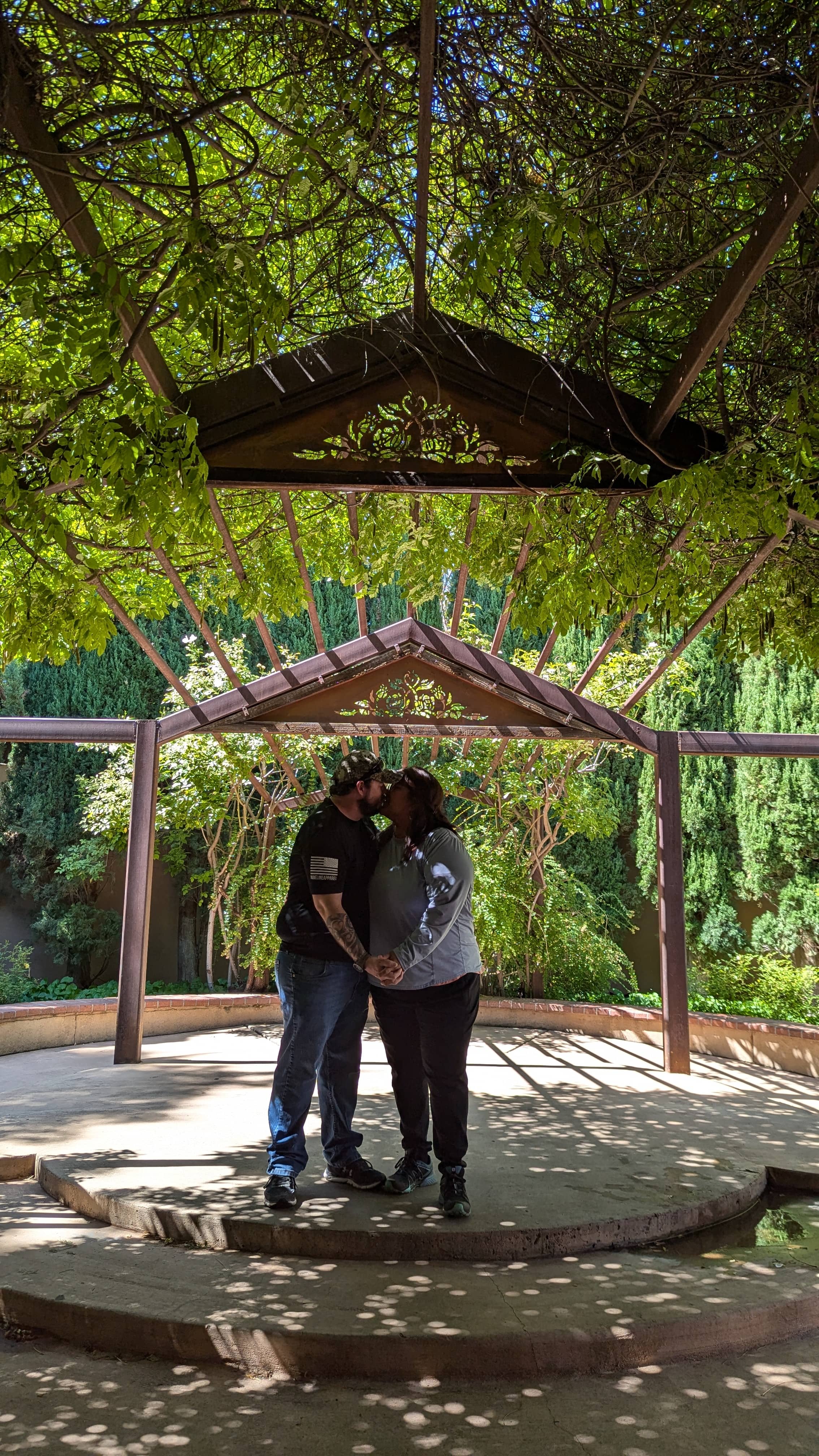 Family at the Botanical Gardens